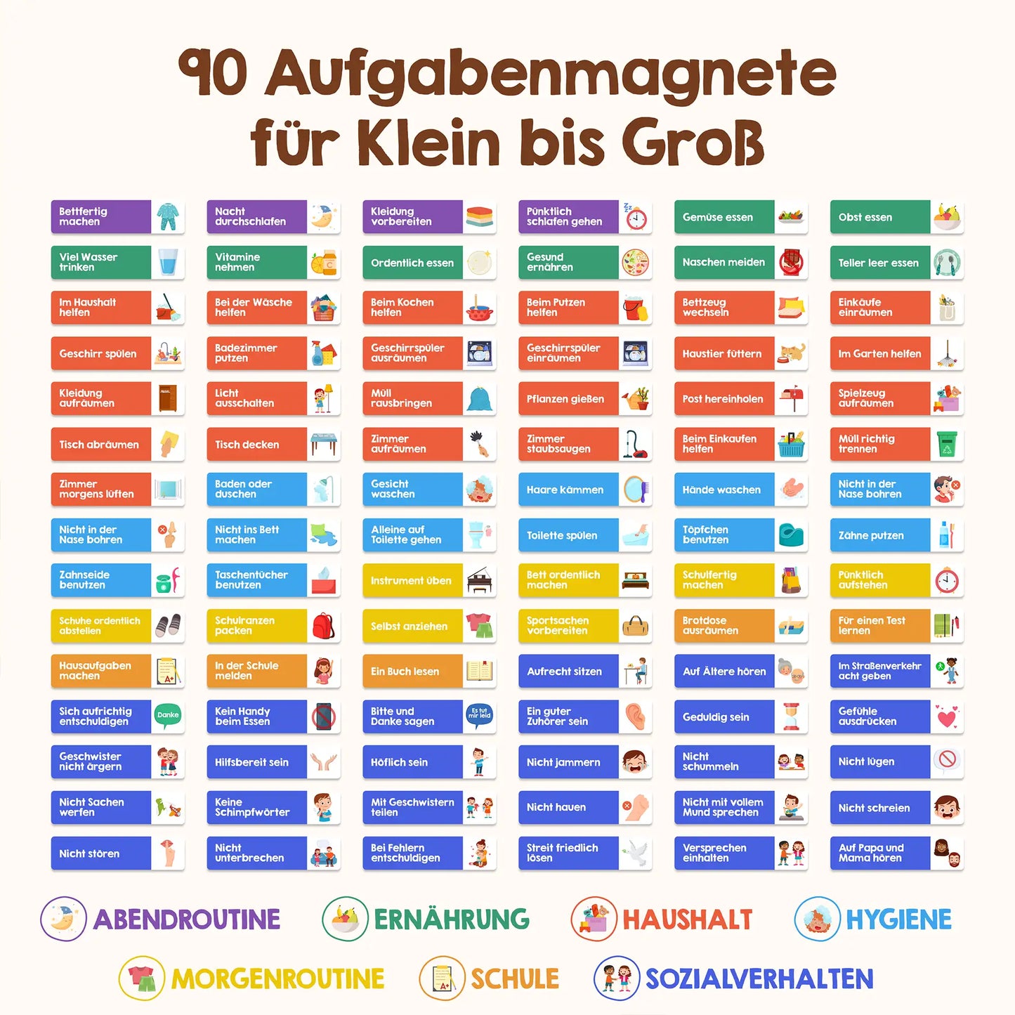Edubini Belohnungstafel® für Kinder
