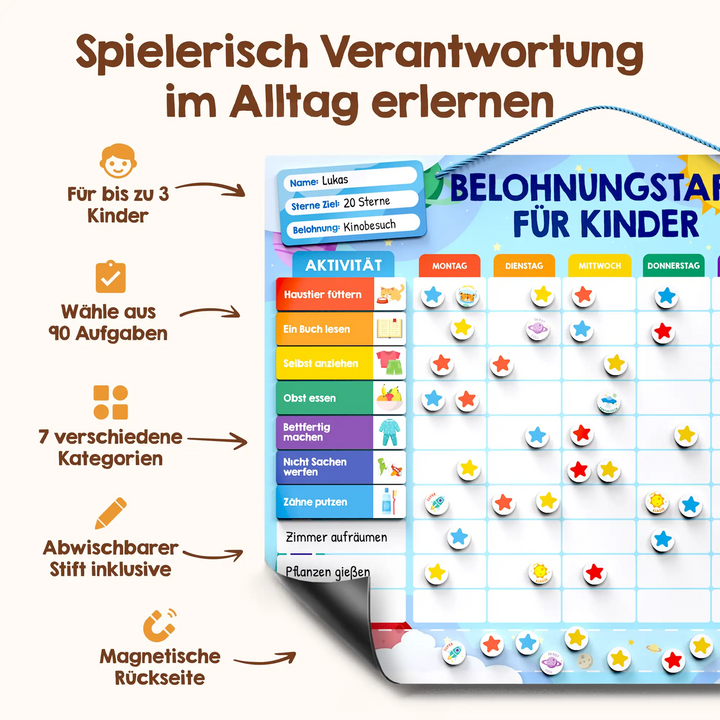 Edubini Belohnungstafel® für Kinder