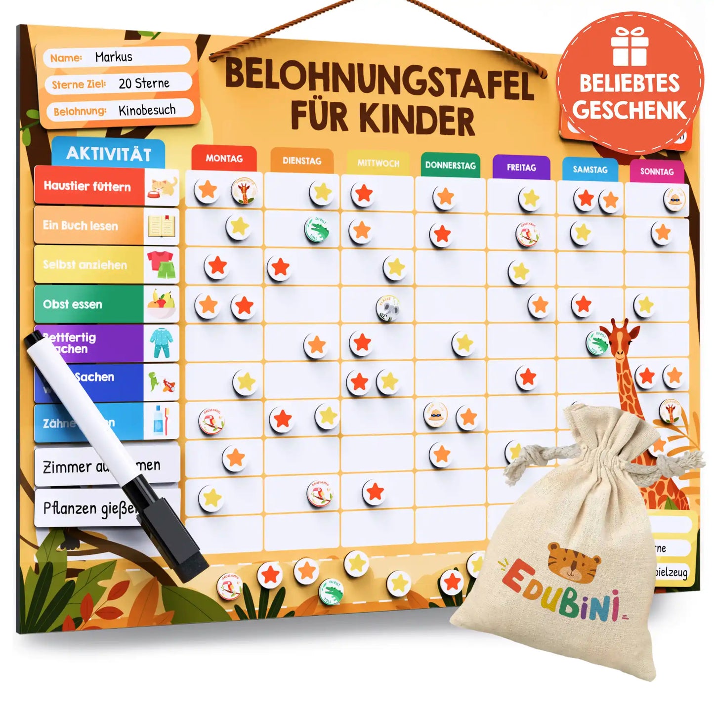 Edubini Belohnungstafel® für Kinder
