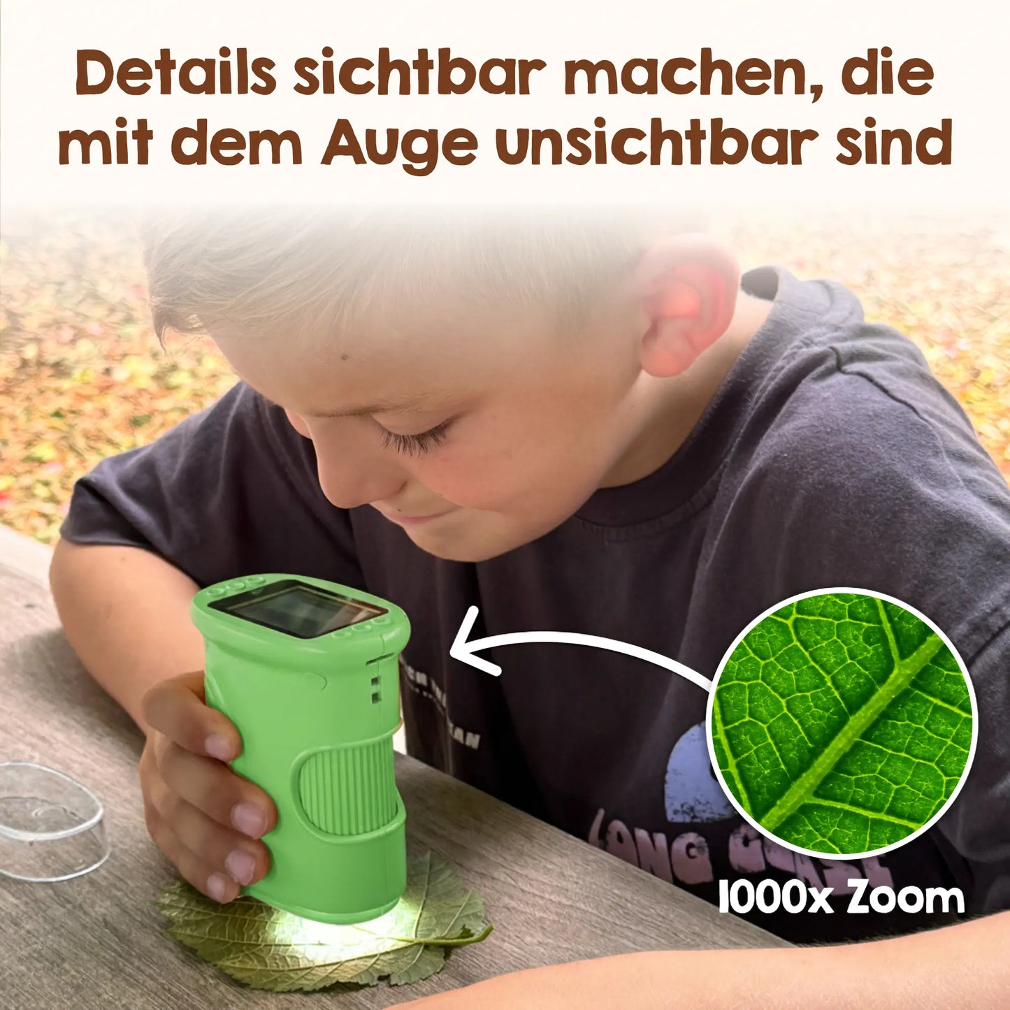 Edubini Abenteuer-Mikroskop für Kinder
