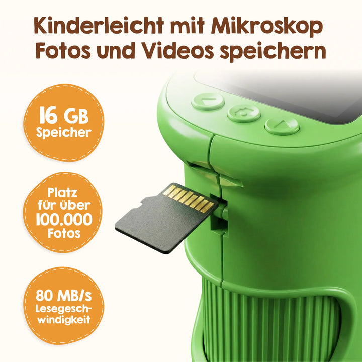 Micro-SD Speicherkarte für Mikroskop