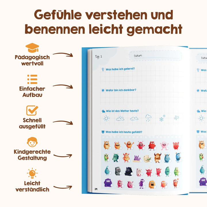 Edubini Gefühlstagebuch® (Geschenk-Starterset)
