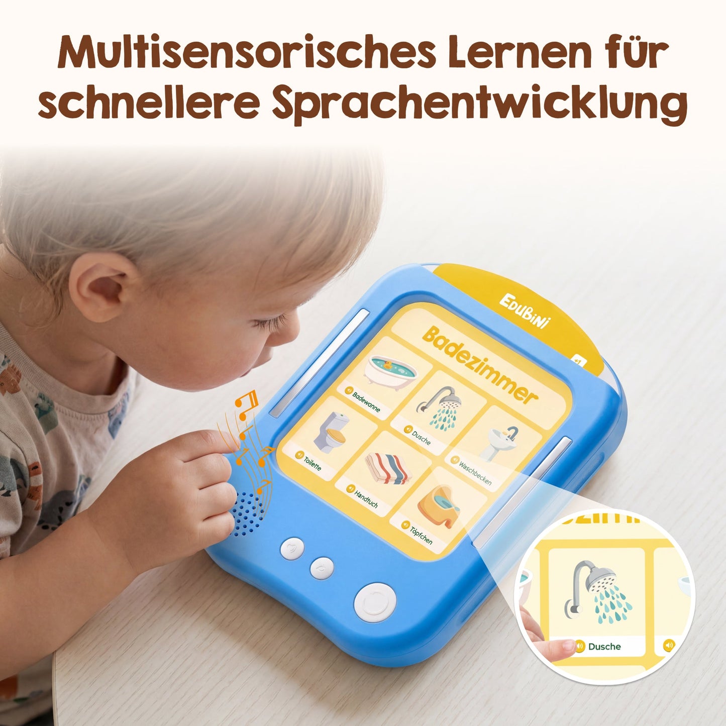 Edubini Edupad - Interaktives Sprachlernsystem (Starterset)