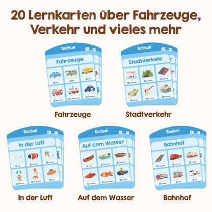 Edubini Sprechende Lernkarten - Fahrzeuge