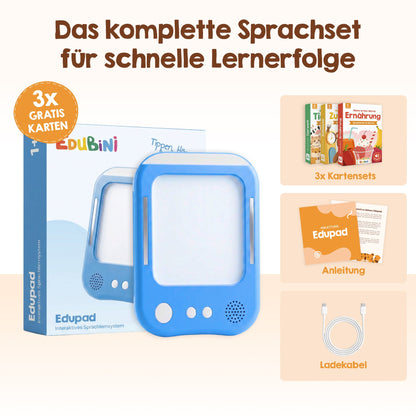 Edubini Edupad - Interaktives Sprachlernsystem (Starterset)