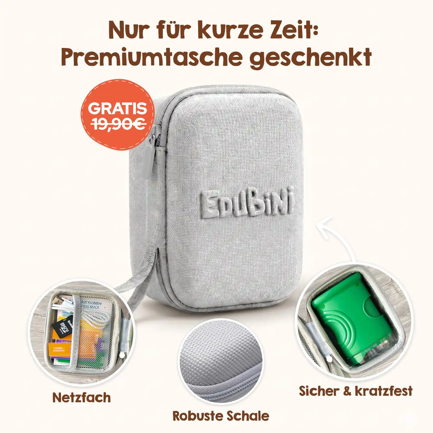Edubini Abenteuer-Mikroskop (Geschenk-Starterset)
