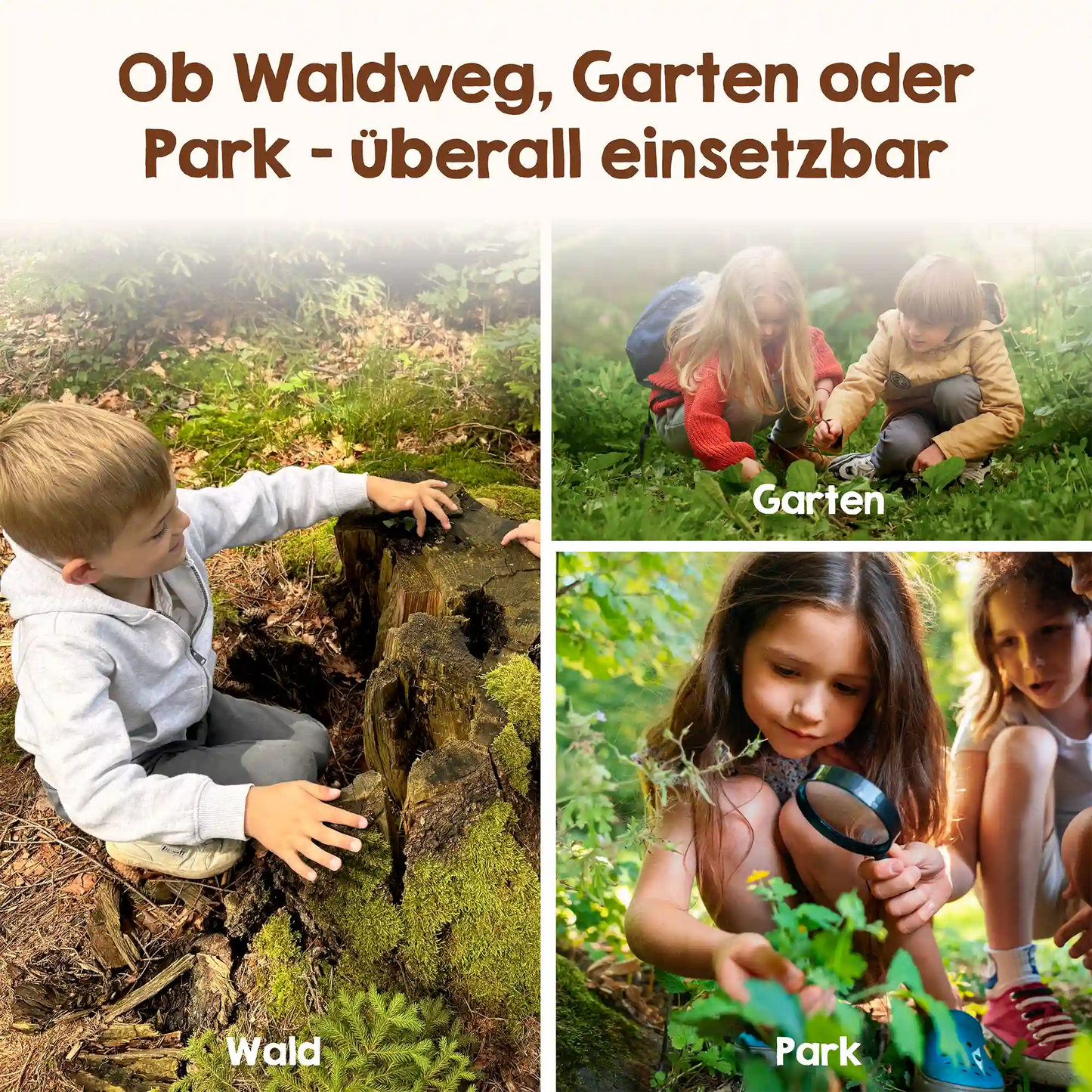 Edubini Gefunden!® Outdoor Suchspiel